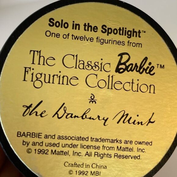 Vintage The Danbury Mint The Solo In The Spotlight 1992 - Picture 6 of 7